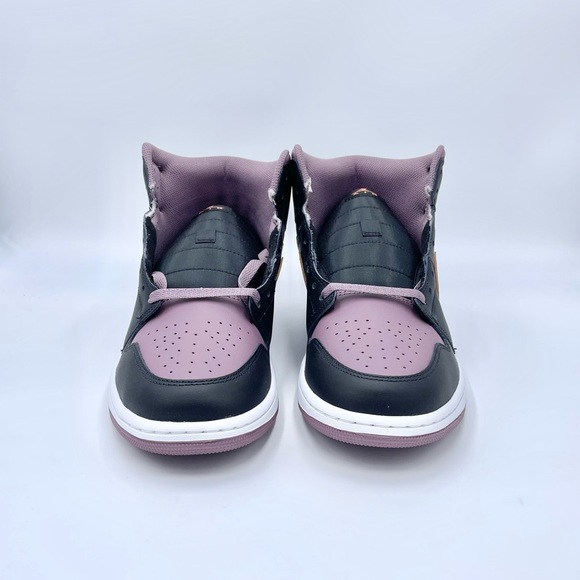 NEW Air Jordan 1 Mid SE Black Sky J Mauve Orange Sneaker FB9911-008 Men’s 11 - Picture 4 of 13